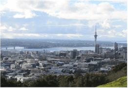 Auckland from the top of Mt Eden