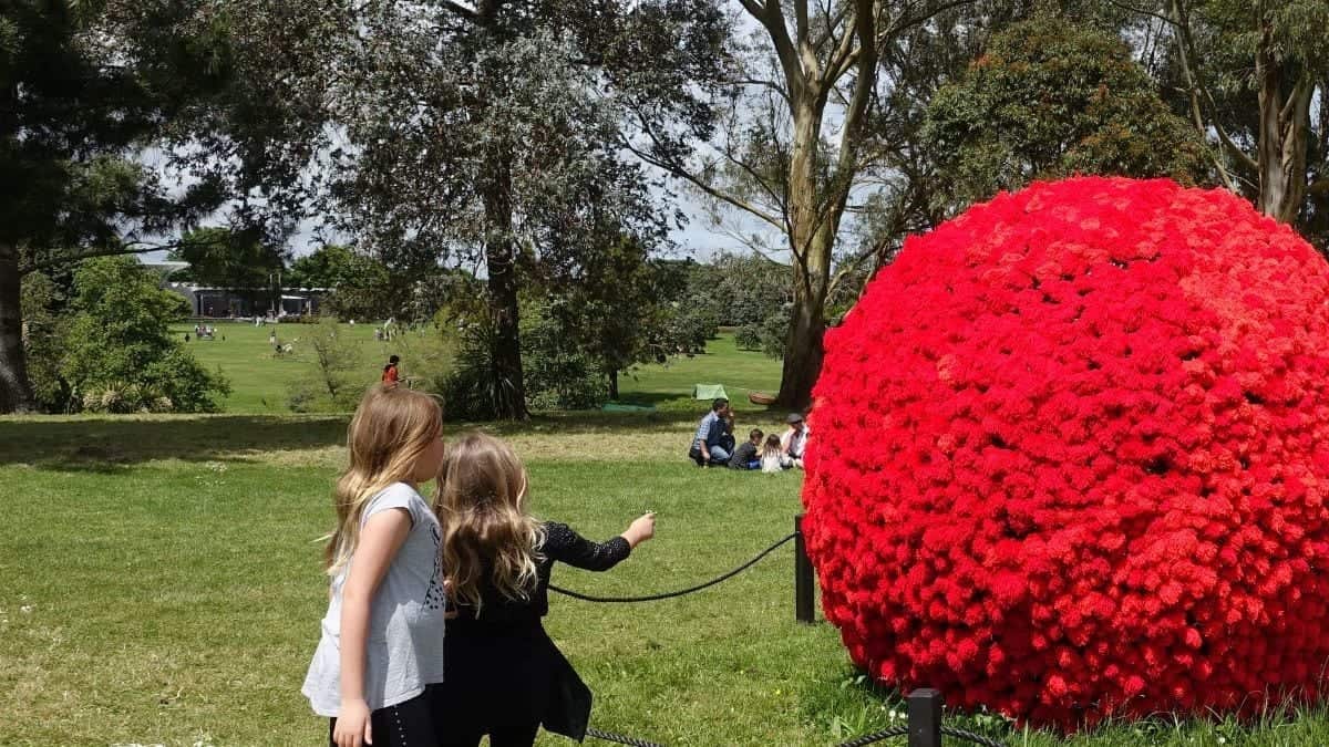 Sculpture in the Gardens at the Auckland Botanic Gardens