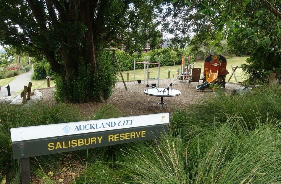 Salisbury Reserve playground in Herne Bay, Auckland
