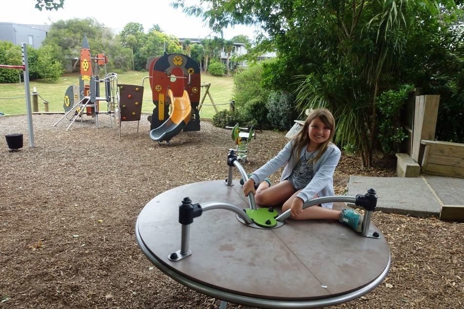 Salisbury Reserve playground in Herne Bay, Auckland