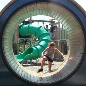 Auckland for Kids visits Eric Armishaw park playground in Point Chevalier, Auckland