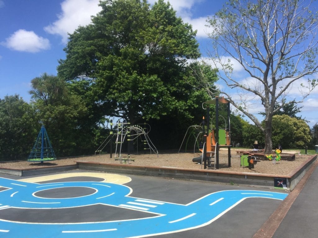 Tole Park Bike Track and Playground in Ponsonby, Auckland