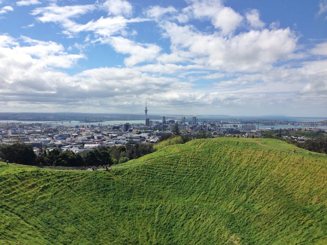 Mount Eden in Auckland, NZ