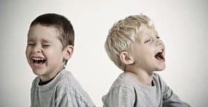 Children laughing and having fun