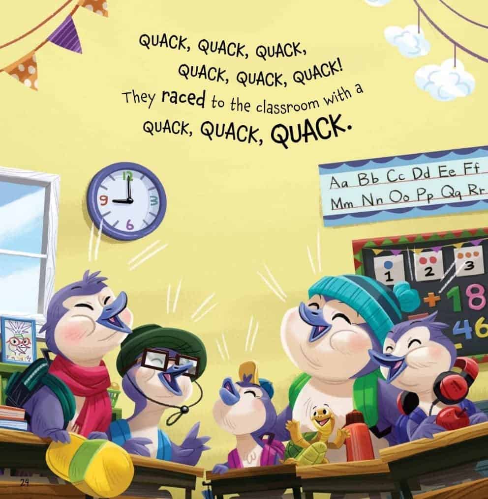 Peter Millet's new book Five Little Ducks Went Off to School