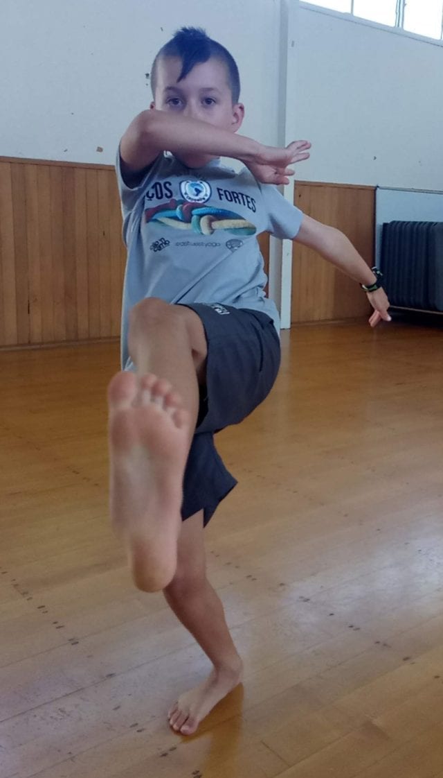 Finlay doing Capoeira