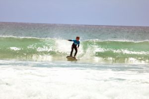 Learning how to surf Aotearoa surf school