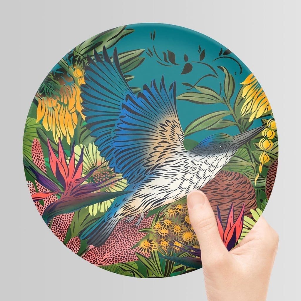 Flox bamboo plate kingfisher