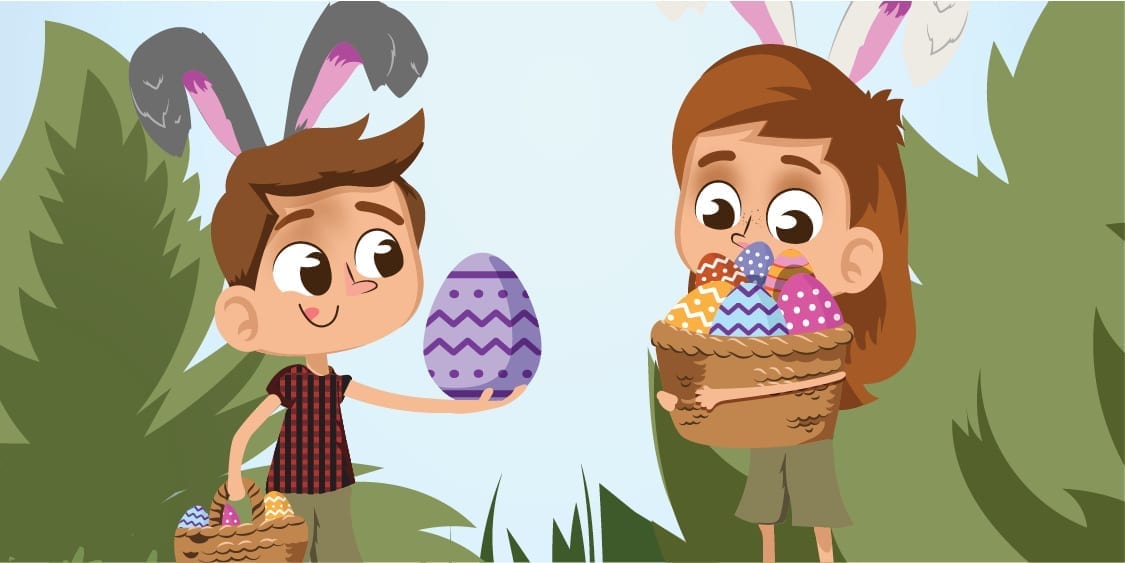 Easter egg hunt at WestCity Waitakere