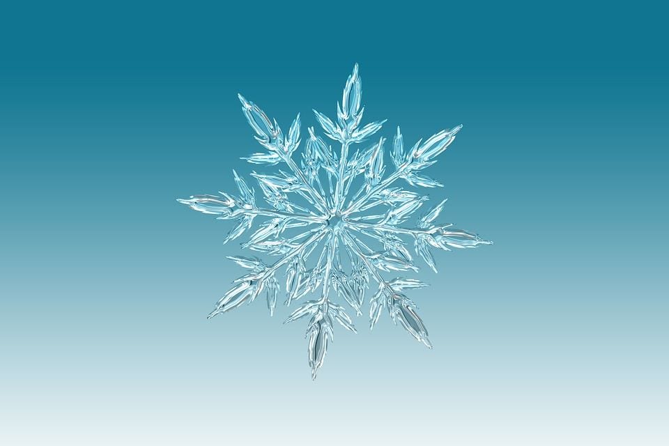 Crystal snowflakes
