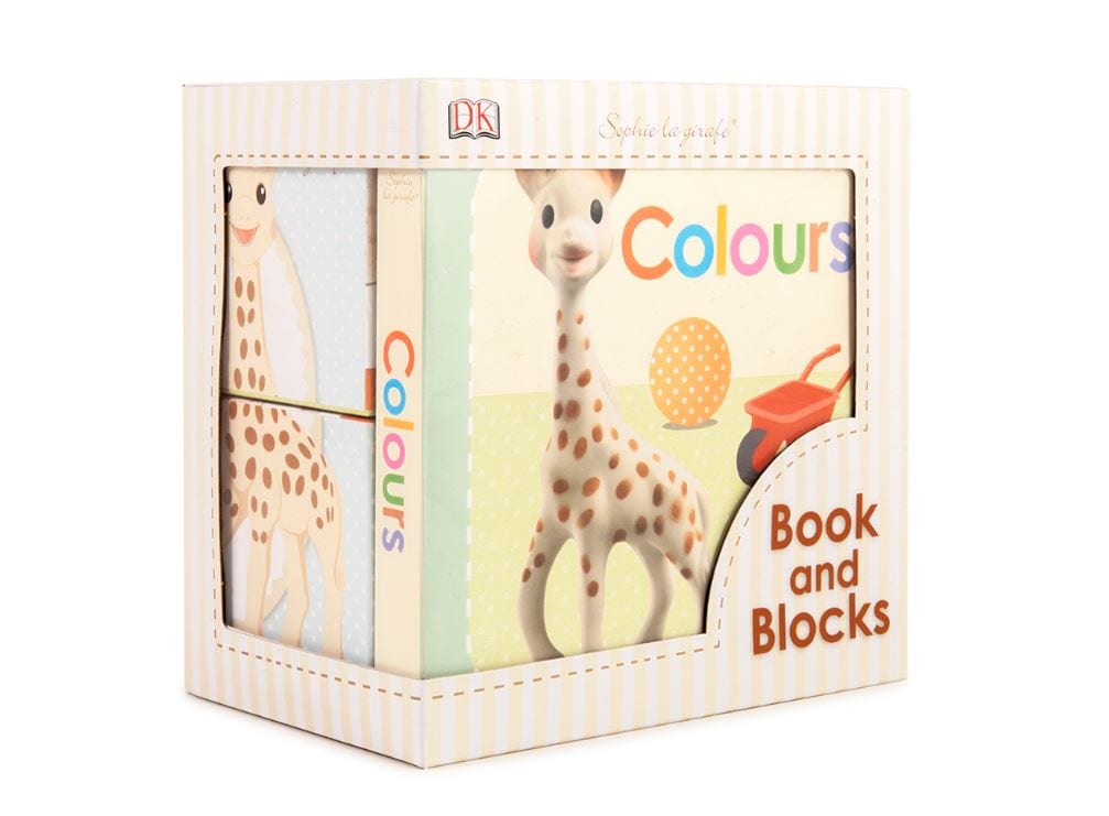 Sophie la girafe book and blocks