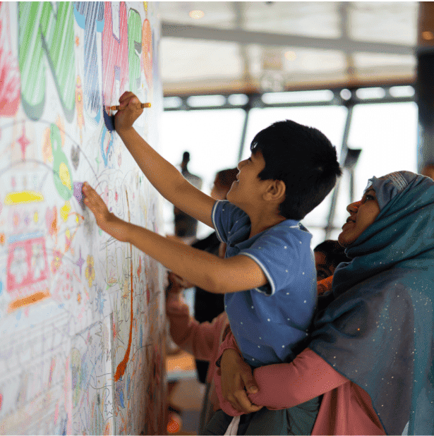 Colour in the Sky at Sky Tower