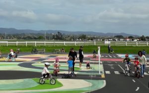 Kids learn to ride a bike in Avondale
