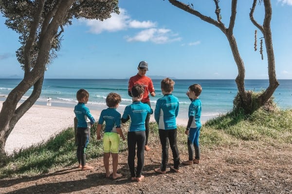 Aotearoa Surf school holiday surfing lessons