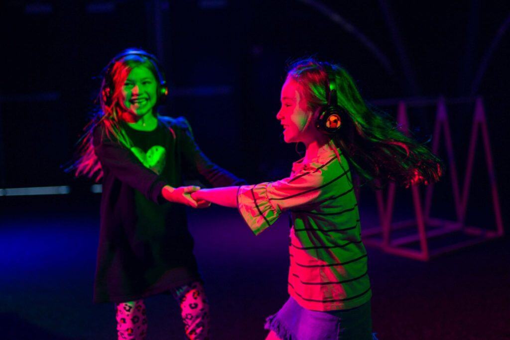 Silent disco in the domes at Auckland Zoo