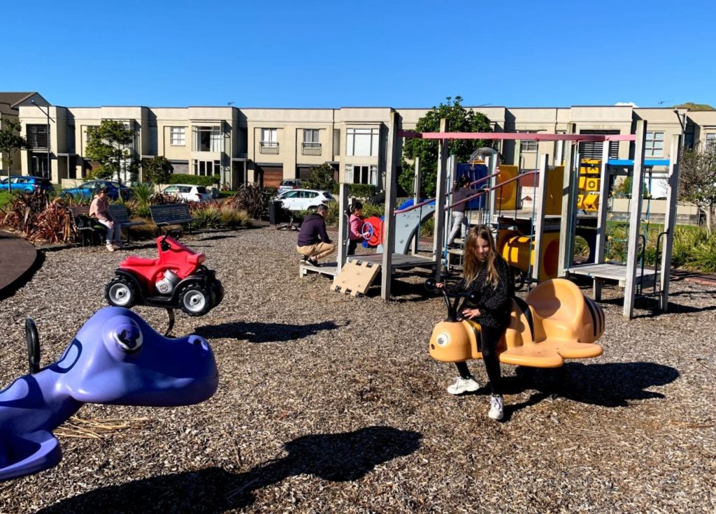 Bluestone Park playground in Stonefields, Auckland