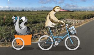 Bird bike ride