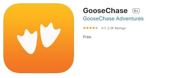 GooseChase Adventures app