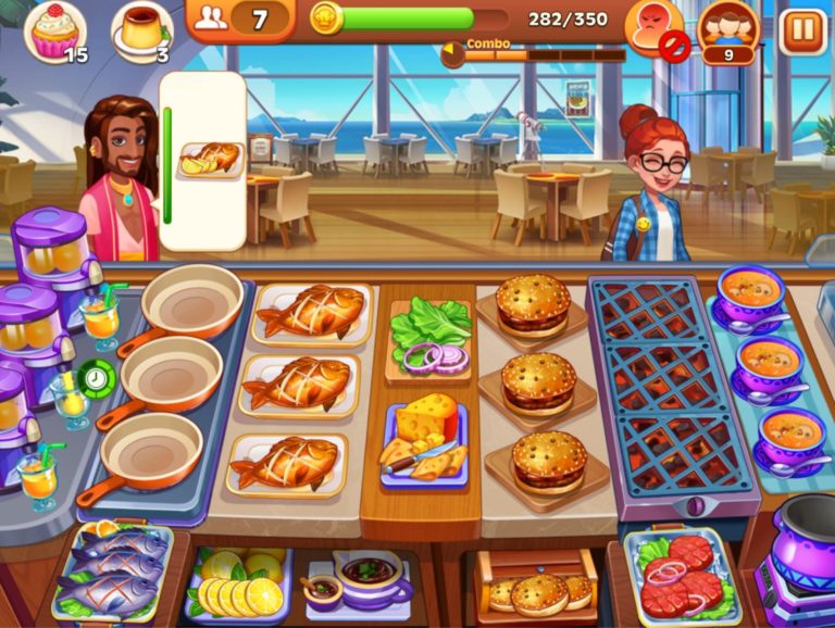 Cooking madness app game screenshot