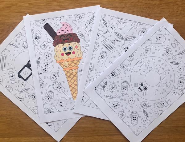 Greg Straight Art boredom buster colouring pages for kids
