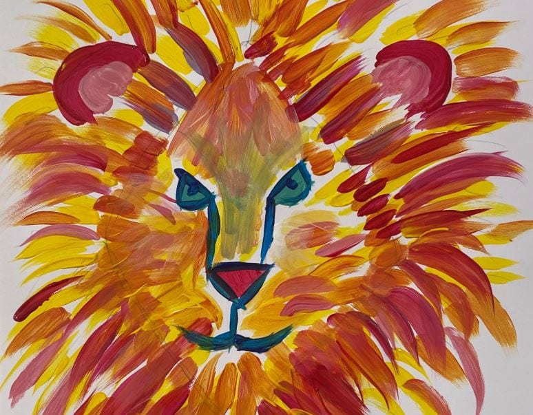 Paintvine lion