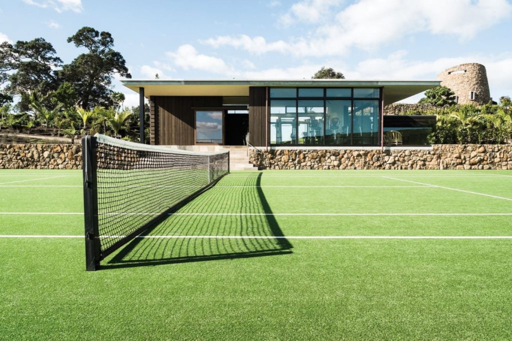 Tennis courts at The Landing Residences