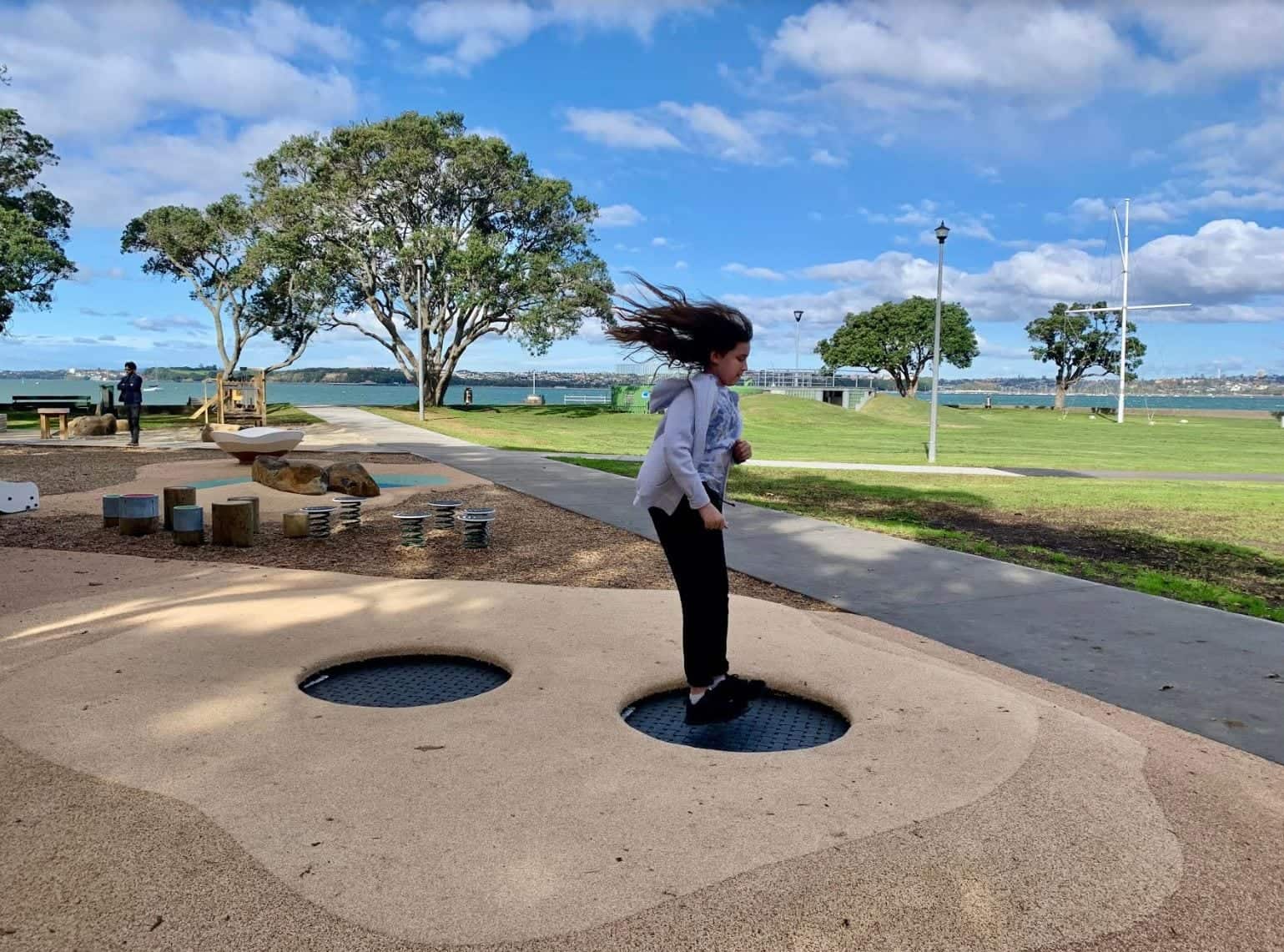 Devonport Playground mini tramps