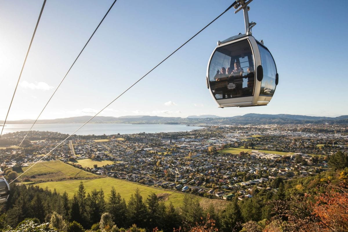 Skyline gondola Rotorua, New Zealand