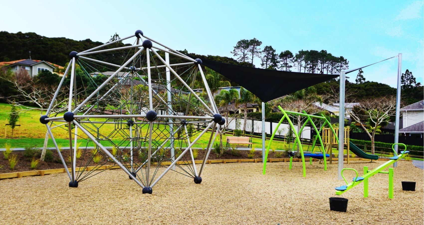 Ferry Road Playground geodome in Arkels Bay