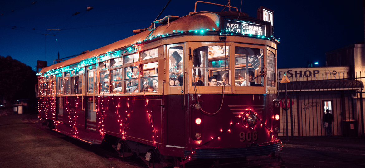 MOTAT Christmas Lights Tram