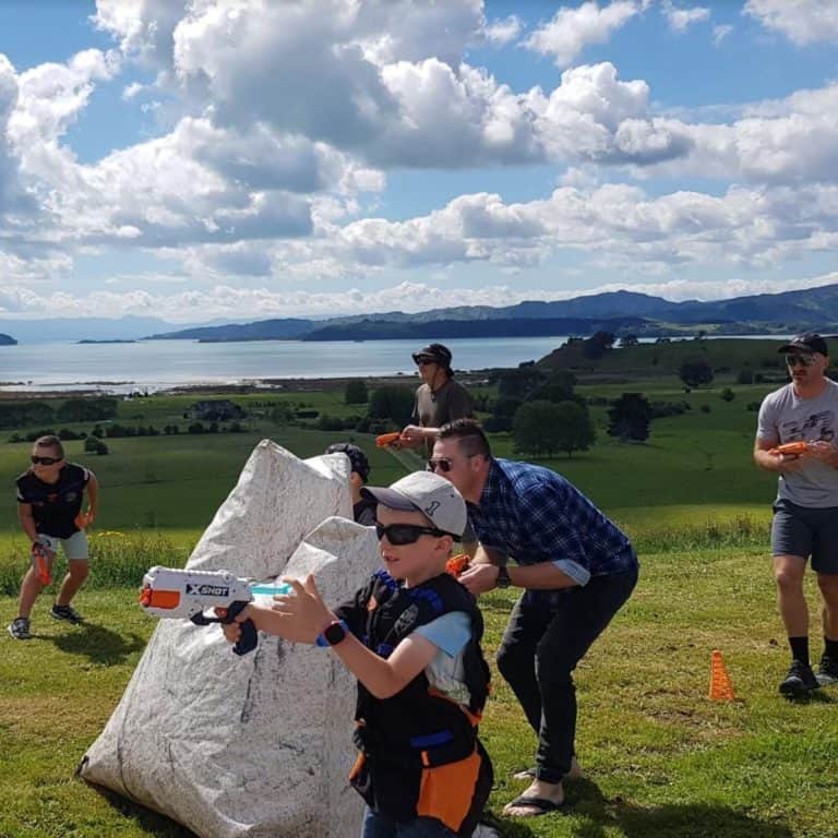 Nerf gun birthday party fun for kids