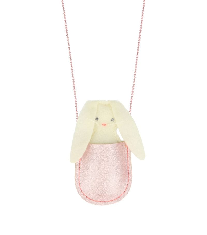 Meri Meri bunny pocket necklace
