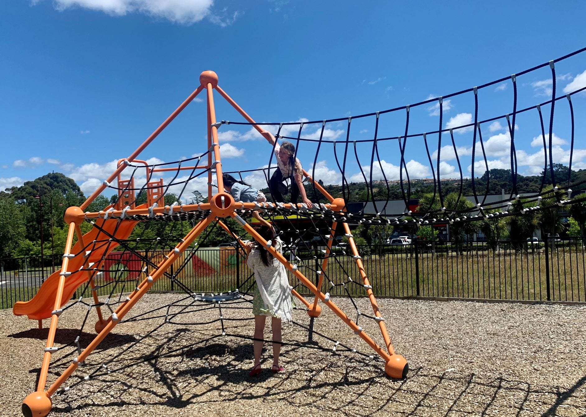 Fields Cafe playground for kids in Albany, Auckland, New Zealand