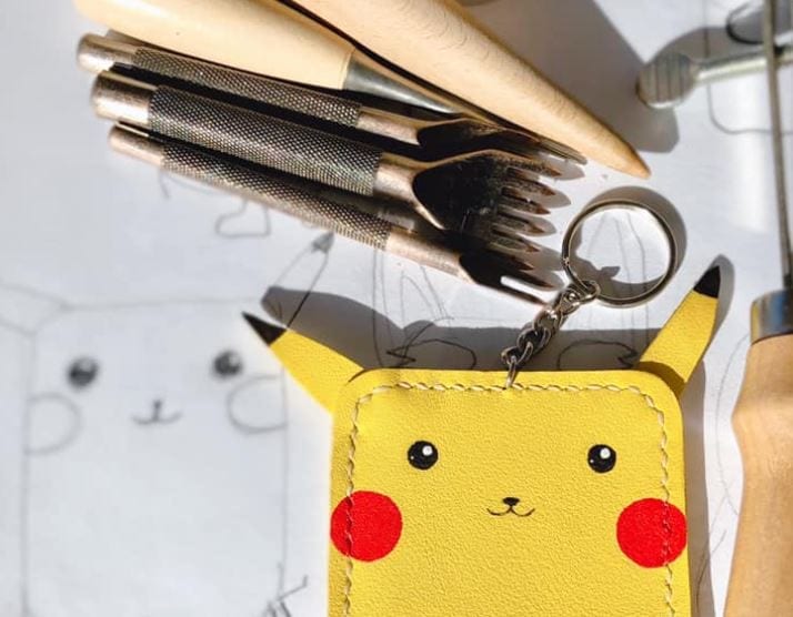 Handmade Pikachu keychain
