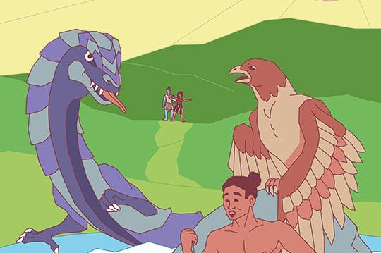 Te Mahi ā Rahi illustration