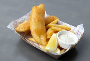 Fish and Chips at Auckland Fishmarket