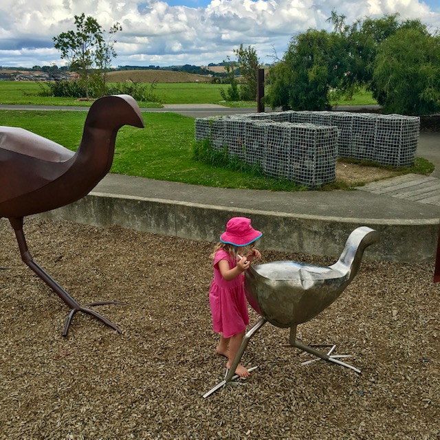 Pukekohe Sculptures at Barry Curtis Park, Auckland for Kids