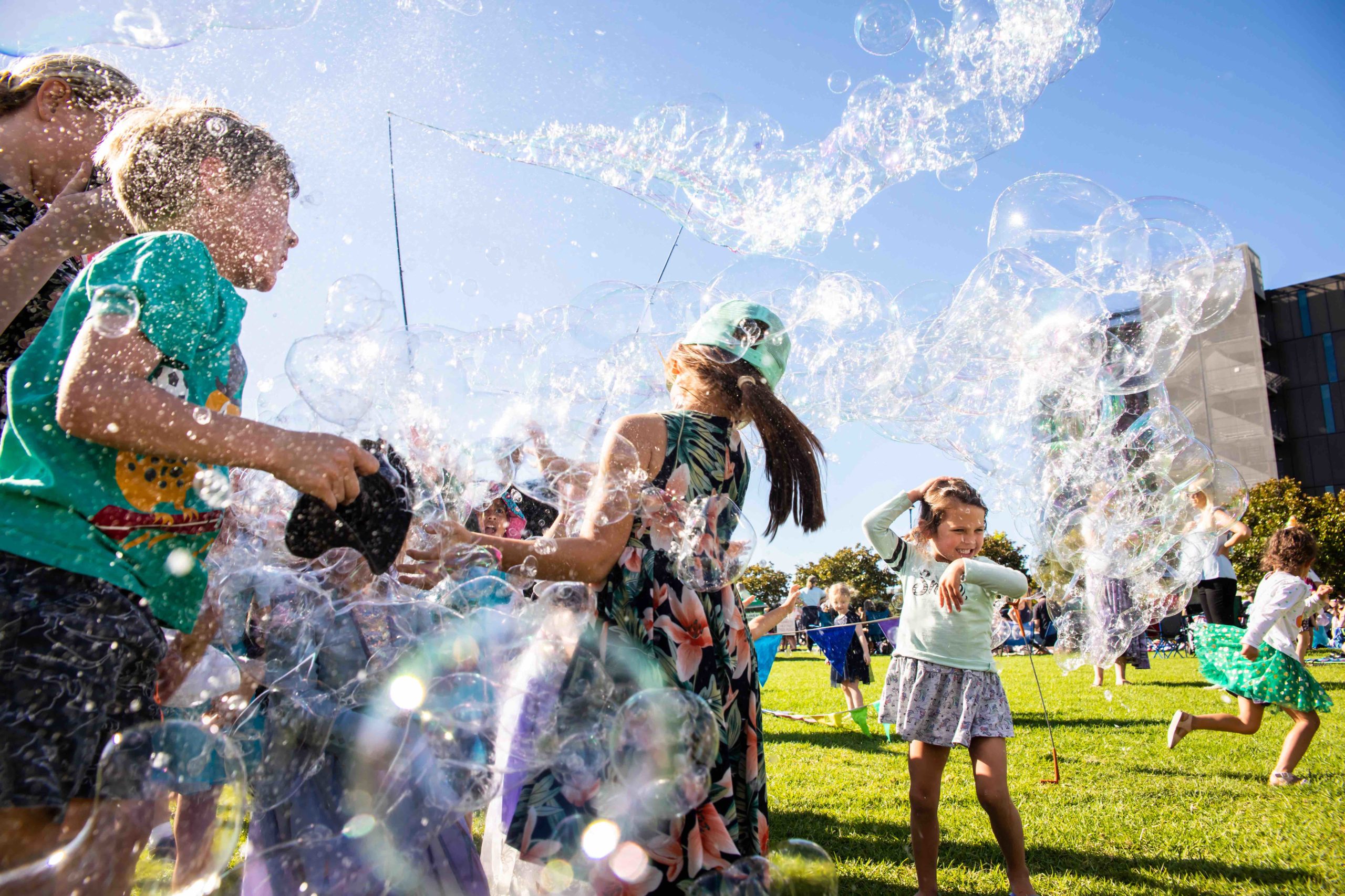 Bubbles at Silo Park
