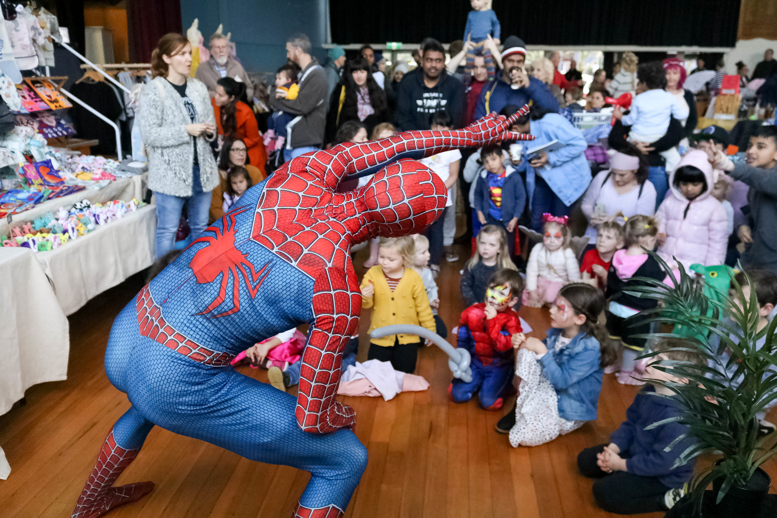 Spiderman at Fairies and Superheroes