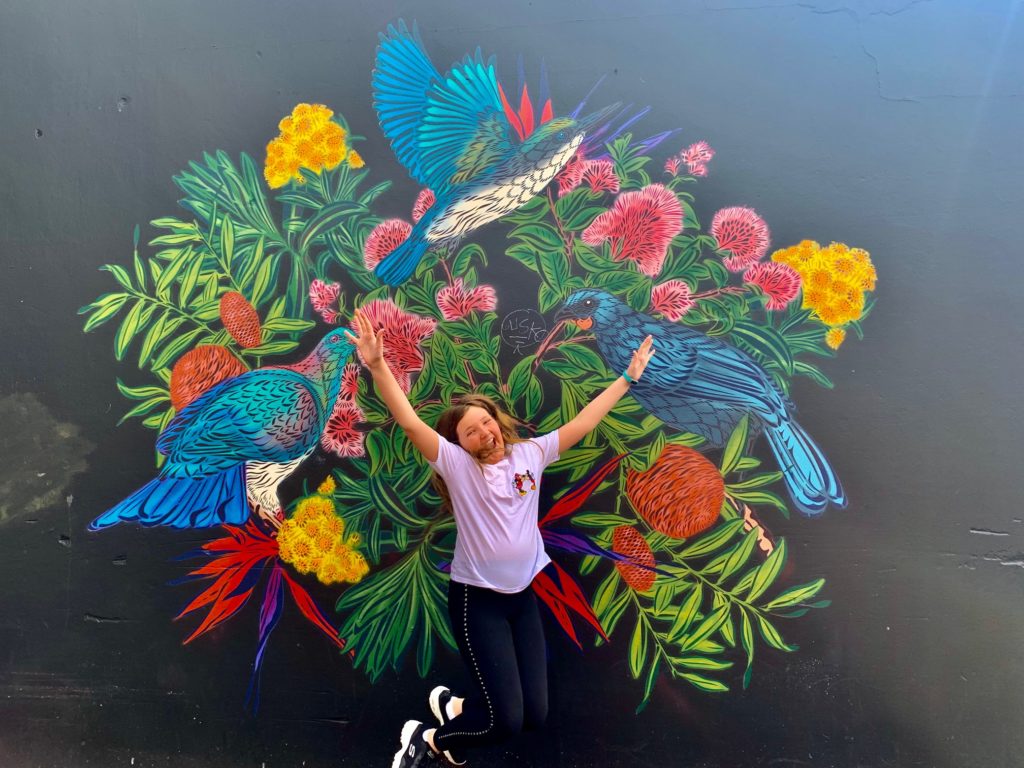 Flox mural in Newmarket, Auckland for Kids