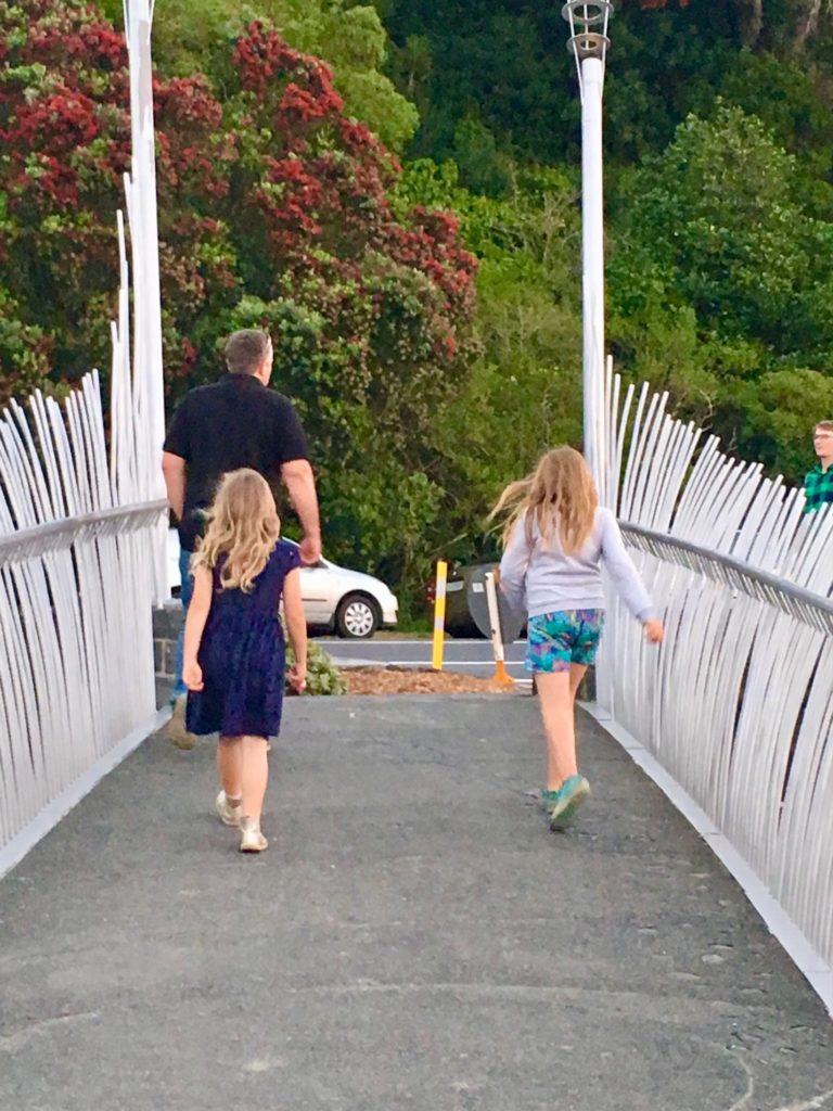 Aramarama Millenium Footbridge in Mission Bay, Auckland, NZ