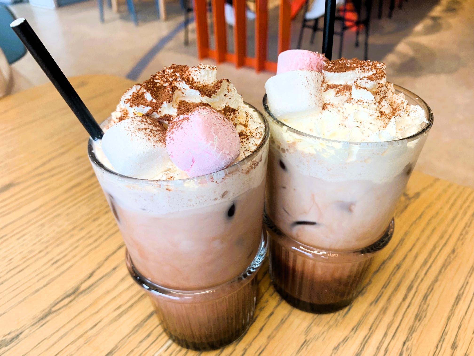 Iced Chocolates at Huddle Cafe | Auckland for Kids