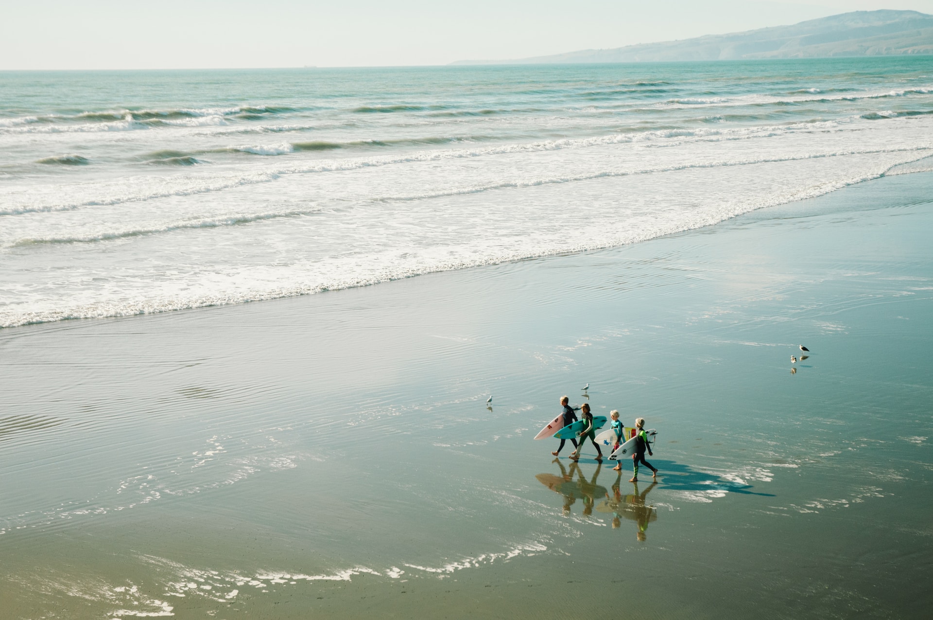 Surfing at New Brighton, Christchurch. Photo: Delphine Ducaruge