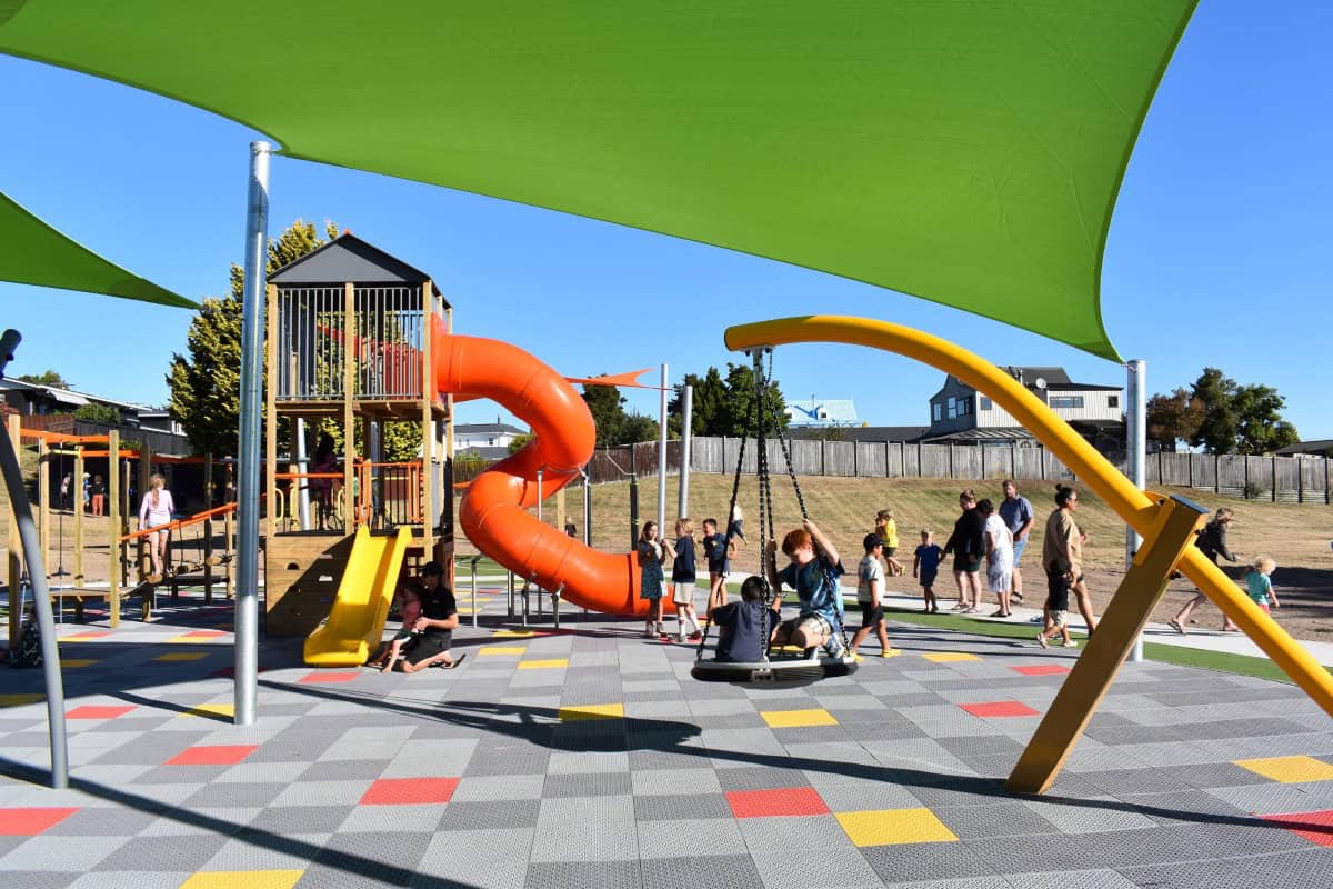 Mere Road Reserve Park Playground, Taupo, New Zealand