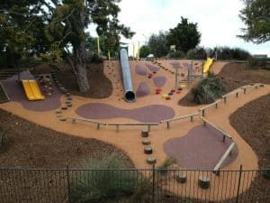 Pop 'n' Good Playground in Pioneer park, Te Awamutu