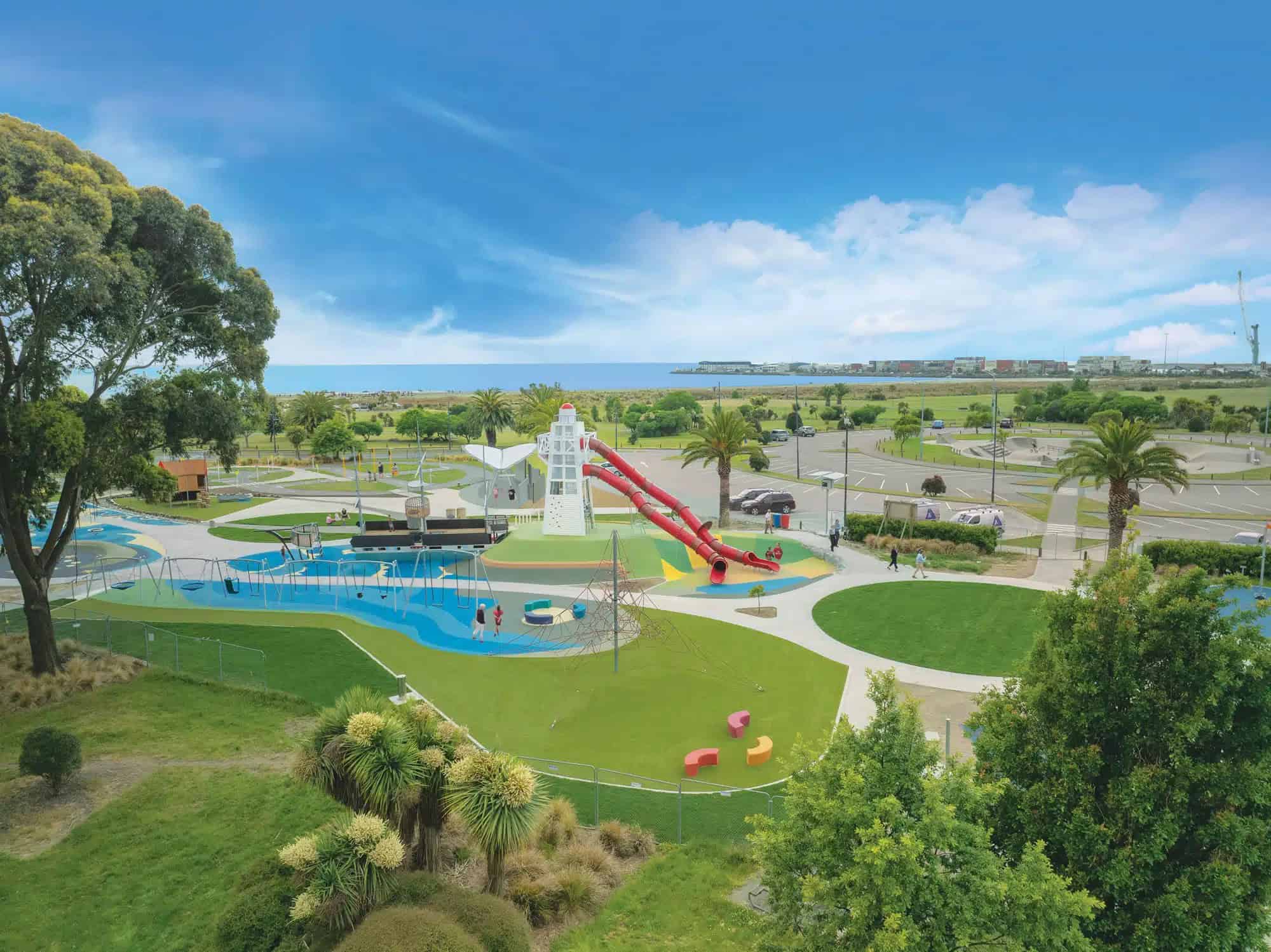 Timaru’s stunning Caroline Bay Playground Auckland for Kids