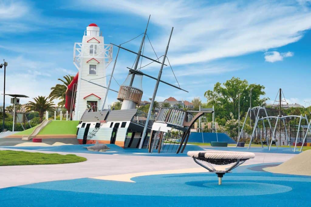 Caroline Bay Playground in Timaru