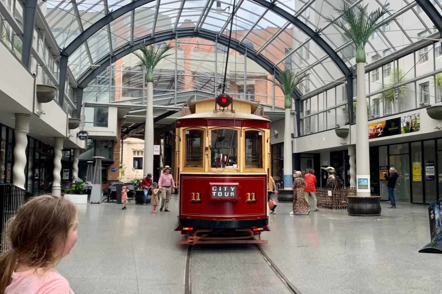 Trams in Christchurch | Photo by Auckland for Kids