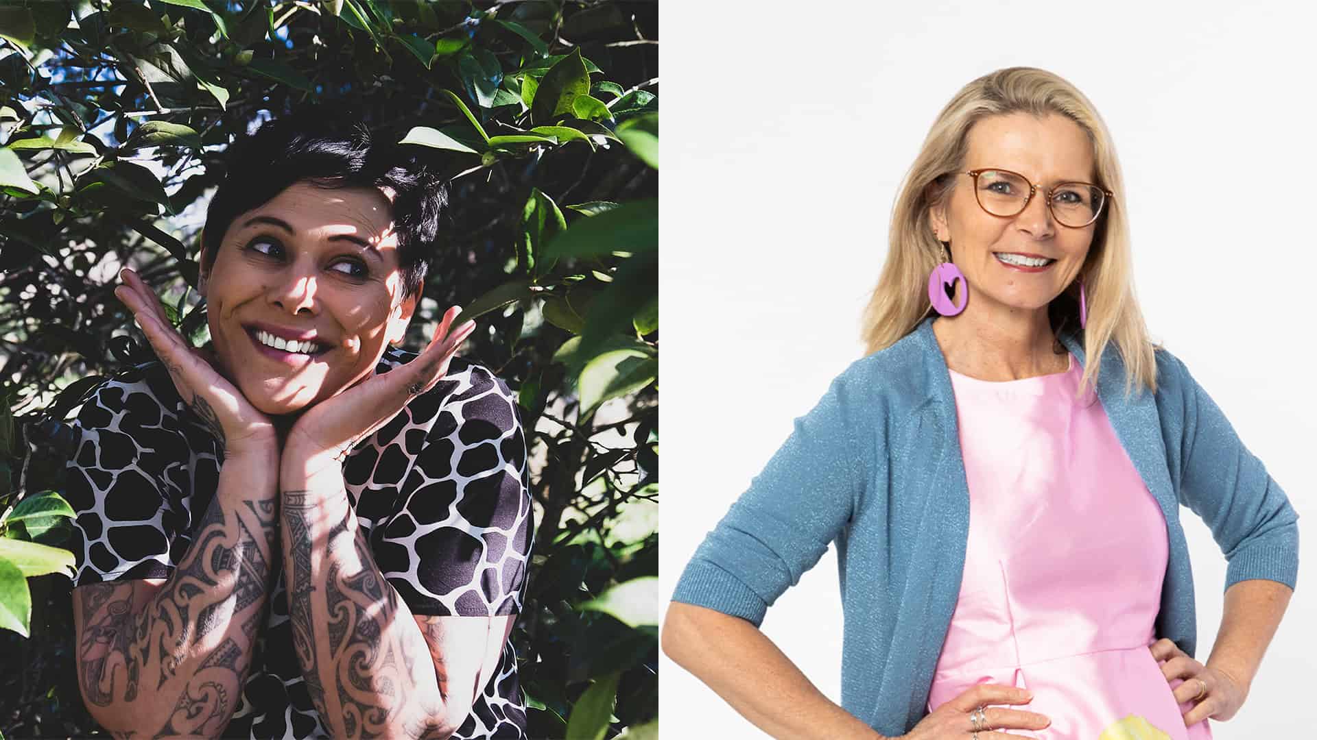 Suzy Cato and Anika Moa