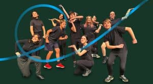 Children and teens taking part in a drama class at National Youth Theatre in Auckland